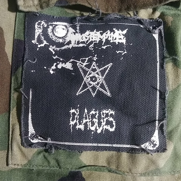 Army jacket (ghostemane) custom made - Picture 3 of 5